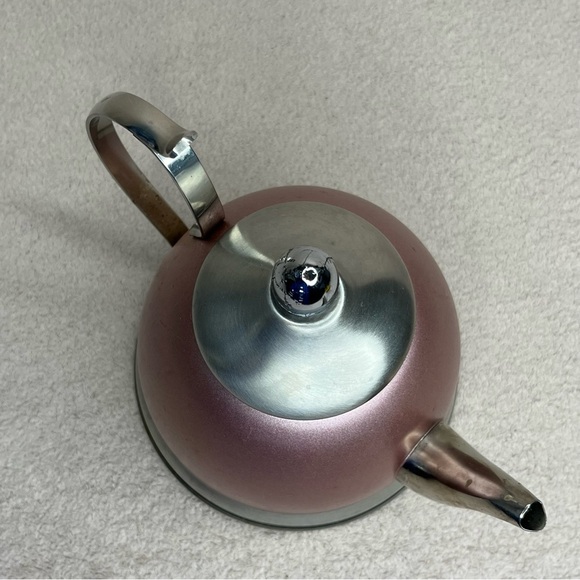 Creative Home Matte Metal Teapot-Pink-Homewares-Kitchen-Housewares-Cottagecore - Picture 5 of 12